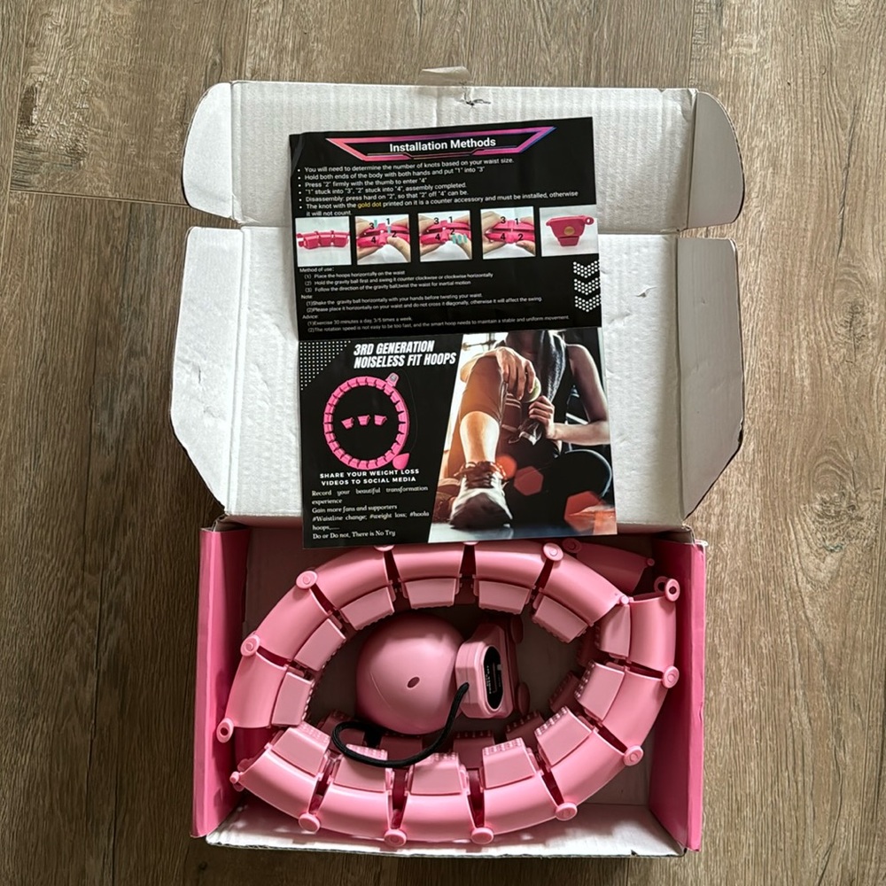 Weighted hoop with tracker (26) pieces